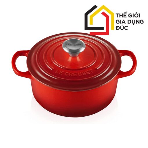 Nồi gang Le Creuset Brater rund Evo 20cm Kirsche