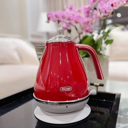 Ấm siêu tốc Delonghi Icona Vintage đỏ tươi