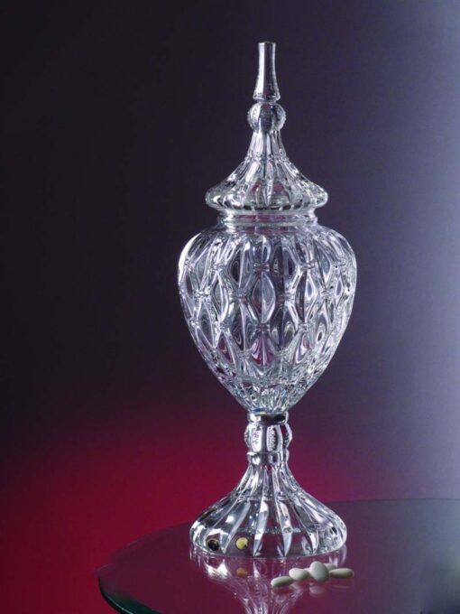 Âu pha lê nắp cao Bohemia Crystal