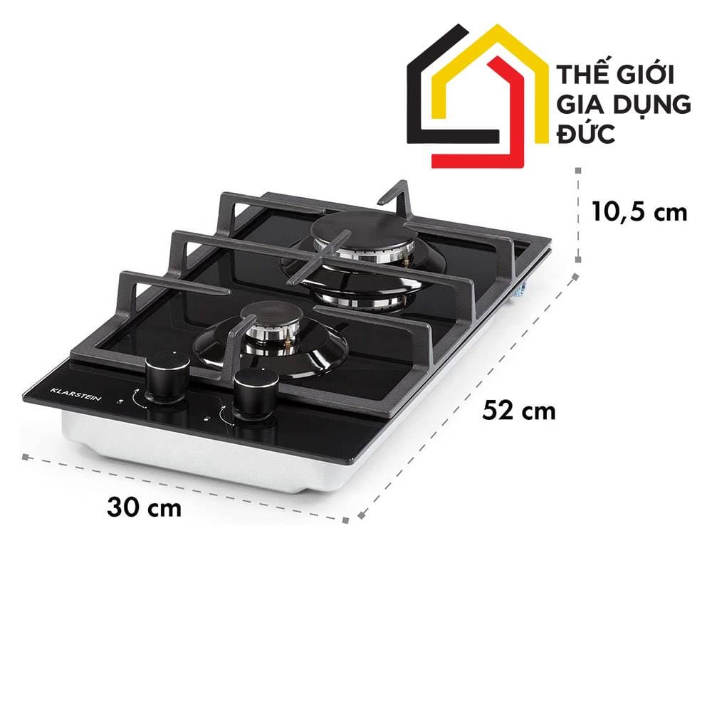 bep-gas-am-klarstein-ignito-domino1 bếp gas âm Klarstein Ignito Domino