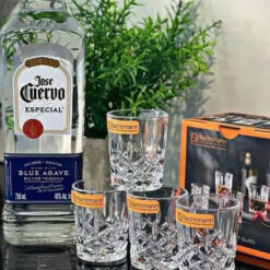 Bộ 4 cốc pha lê 55ml Natchmann Noblesse