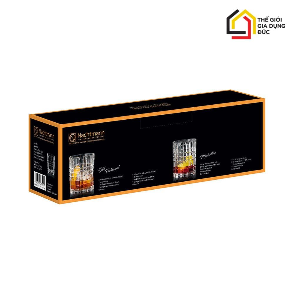 bo-4-coc-pha-le-nachtmann-longdrink-square-345 (3) Bộ 4 cốc pha lê Nachtmann LongDrink Square 345ml
