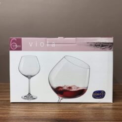 Bộ ly vang 6 chiếc Bohemia Viola 570ml