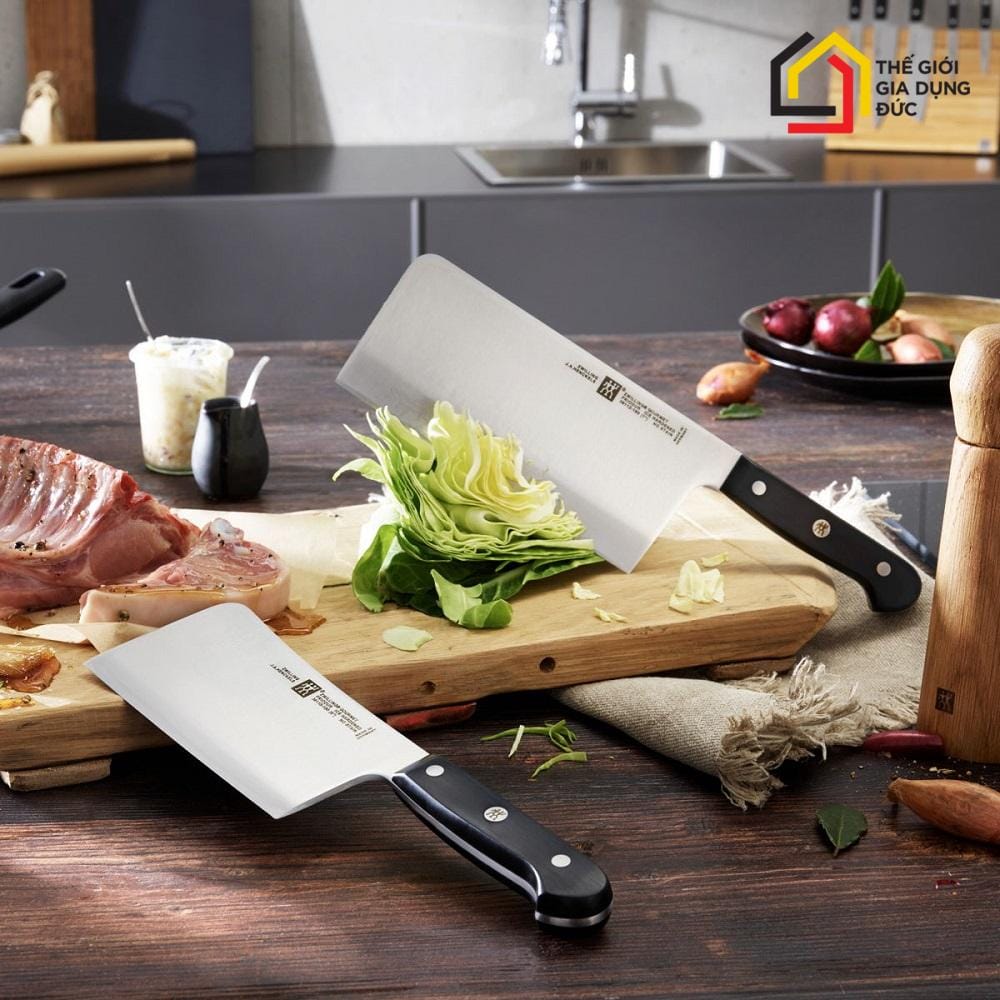 dao-chat-zwilling-gourmet (2) Đặc điểm dao chặt Zwilling Gourmet