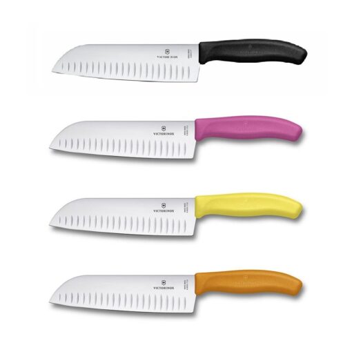 dao làm bếp Santoku cạnh sáo 17cmx Victorinox