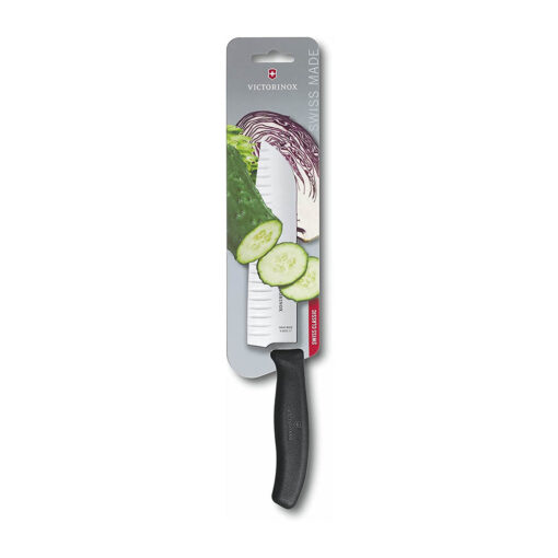 dao làm bếp Santoku cạnh sáo 17cmx Victorinox