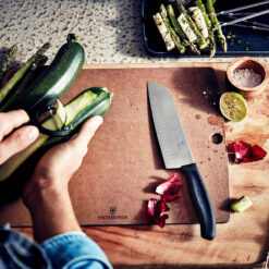 dao làm bếp Santoku cạnh sáo 17cmx Victorinox