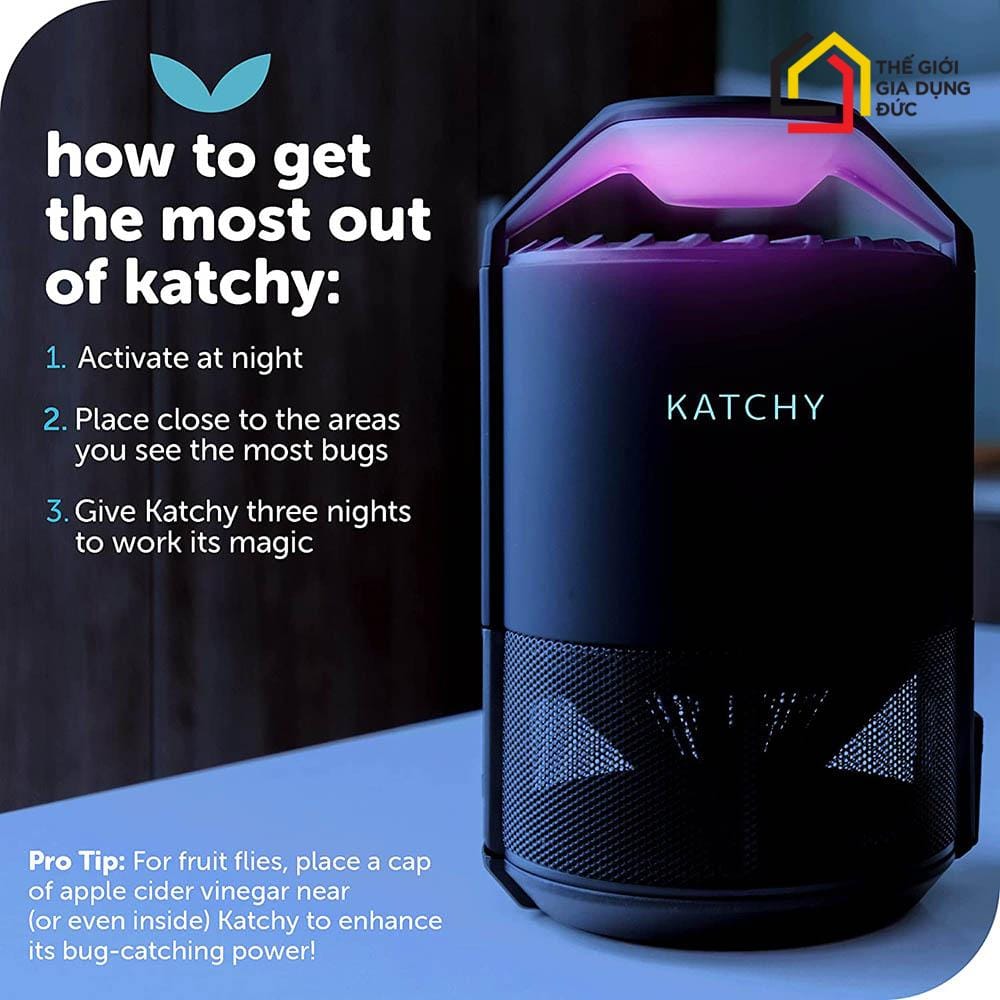 den-bat-muoi-trong-nha-cua-katchy (7) đèn bắt muỗi trong nhà của KATCHY với cảm biến tự động
