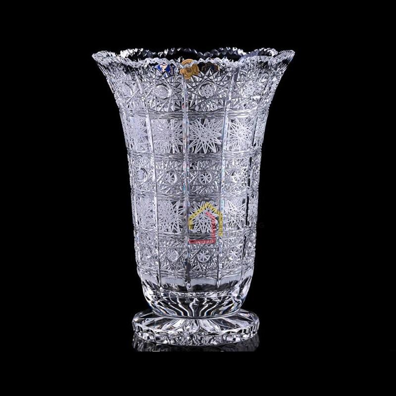 lo-hoa-pha-le-bohemia-255cm (1) Lọ hoa pha lê Bohemia 25,5cm