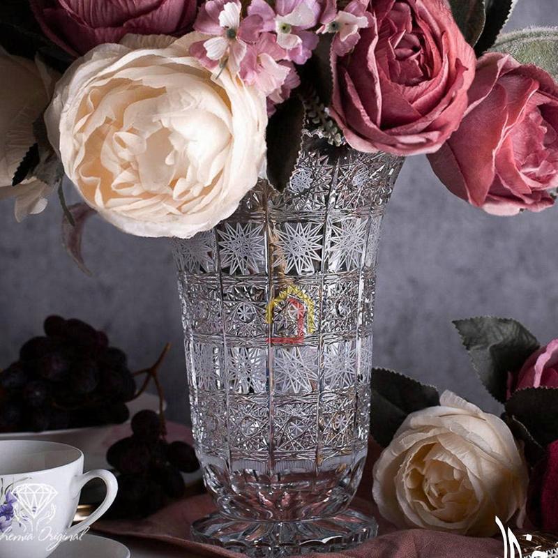 lo-hoa-pha-le-bohemia-255cm (6) Lọ hoa pha lê Bohemia 25,5cm