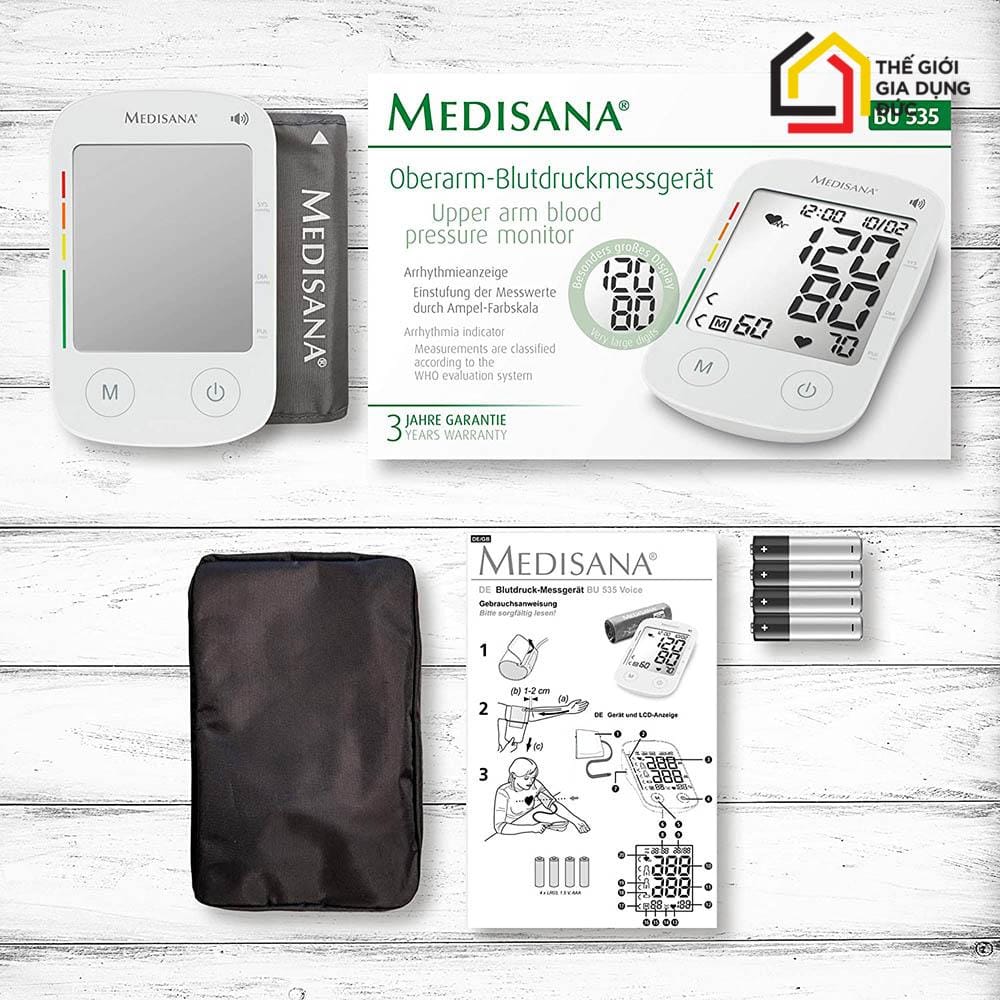 may-do-huyet-ap-medisana-bu-535 (5) máy đo huyết áp Medisana BU535