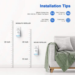 Set 6 máy đuổi muỗi cắm điện Ultrasonic