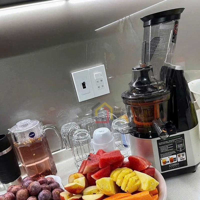 may-ep-cham-caso-sjw550 (8) Máy ép chậm Caso SJW550