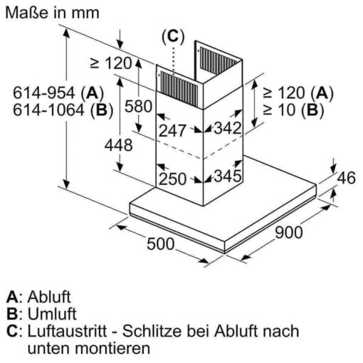 máy hút mùi Bosch DWB97LM50