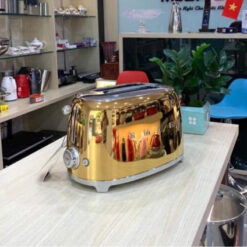 Máy nướng bánh mì Smeg TSF01GOEU Gold Glossy