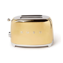 Máy nướng bánh mì Smeg TSF01GOEU Gold Glossy