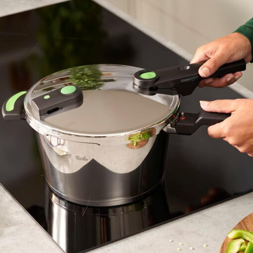 Nồi áp suất Fissler 4,5L Vitaquick Green kèm xửng hấp