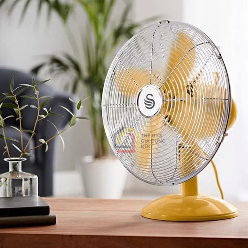 quat-ban-swan-retro-mau-vang-sieu-xinh1 Quạt bàn Swan Retro SFA12620YELN màu vàng siêu xinh