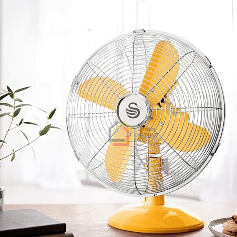 quat-ban-swan-retro-mau-vang-sieu-xinh2 Quạt bàn Swan Retro SFA12620YELN màu vàng siêu xinh