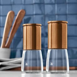 Set xay muối tiêu wmf nắp vàng gold