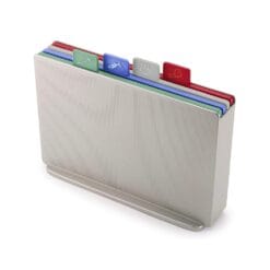 Bộ set 4 thớt KHÁNG KHUẨN Joseph Joseph Index Large Silver (60151)