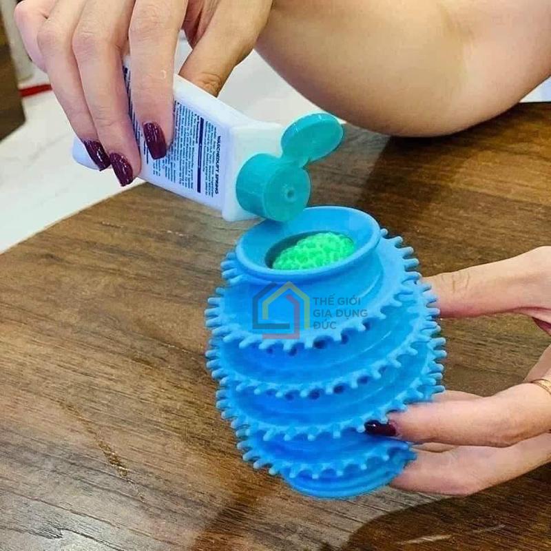 bong-giat-trocker-ball (4) Set bóng giặt Trocker Ball và 1 chai nước xả đậm đặc 50ml