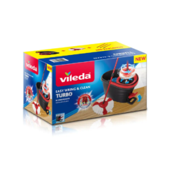 Cây lau nhà Vileda Easy Wring & Clean Turbo (Kèm 3 giẻ lau)