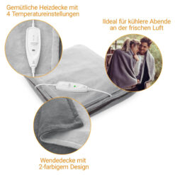 Chăn điện Medisana HB675 XXL Grau