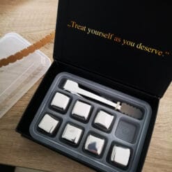 Set 8 viên đá inox không tan Americo màu bạc