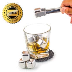 Set 8 viên đá inox không tan Americo màu bạc