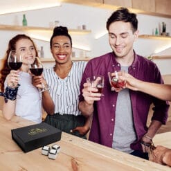 Set 8 viên đá inox không tan Americo màu bạc