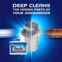 Dung dịch vệ sinh máy rửa bát, chén Finish Maschinen Pfleger 5X Đức hương Chanh