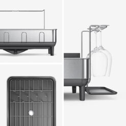 Giá úp bát inox Simplehuman