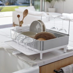 Giá úp bát inox Simplehuman chống vân tay