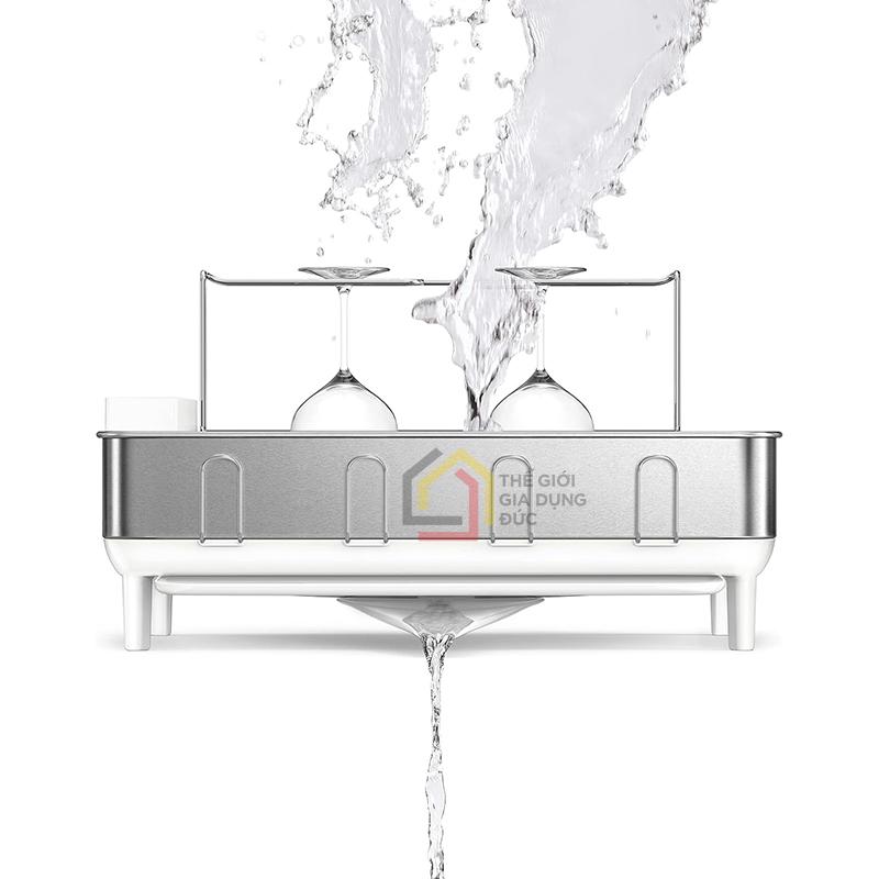 gia-up-bat-inox-simplehuman6 Giá úp bát inox Simplehuman chống vân tay