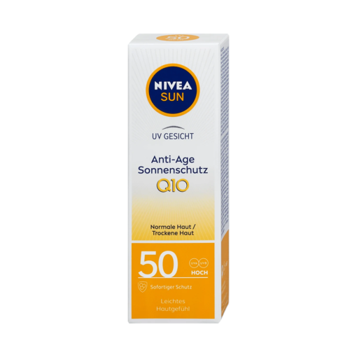 Kem chống nắng kết hợp chống lão hóa Nivea Sun Anti-Age Q10