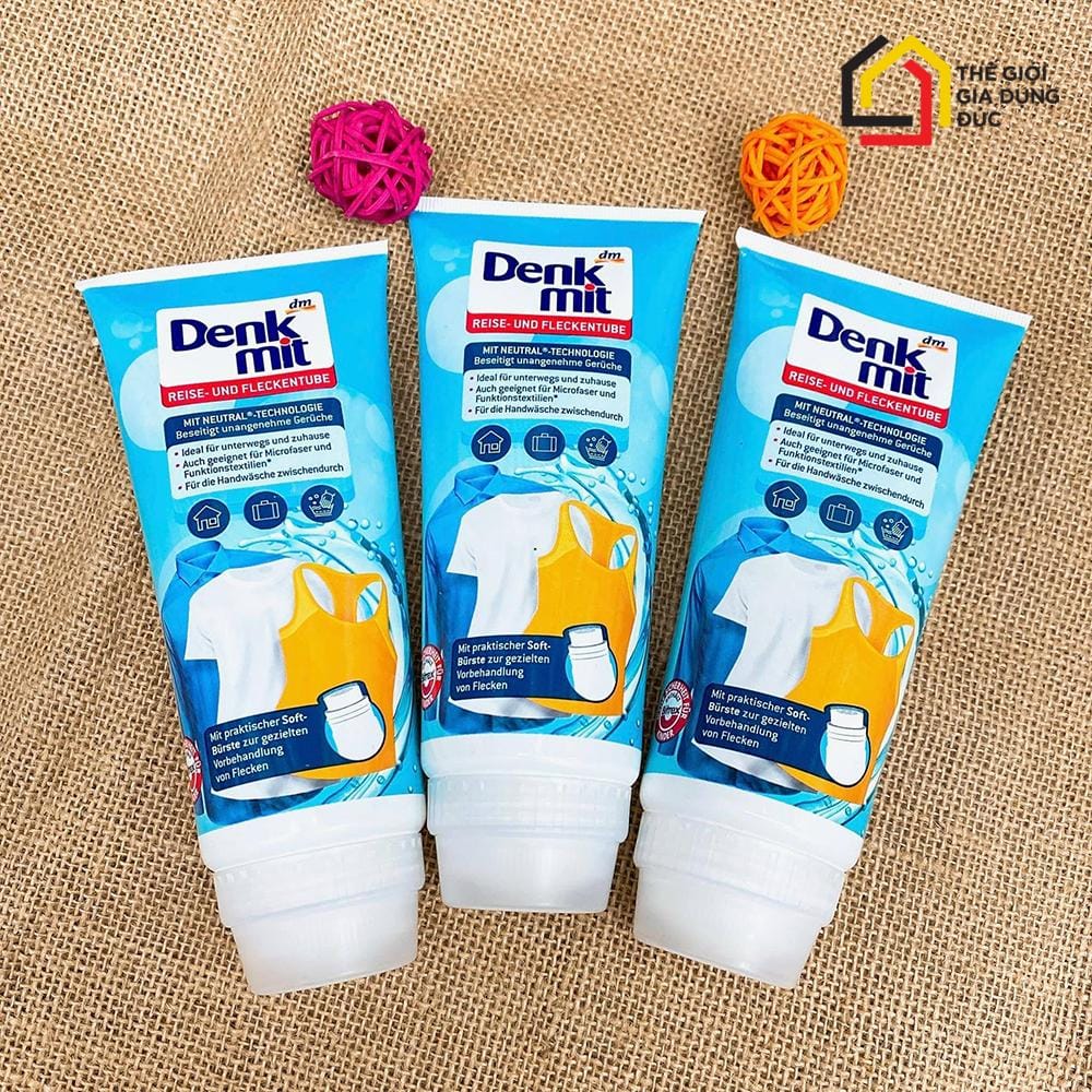 kem-giat-kem-dau-choi-tay-o-quan-ao-denkmit (1) Kem giặt kèm đầu chổi tẩy ố quần áo Denkmit 200ml vùng cổ áo, nách áo, gấu tay áo, đồ lót...