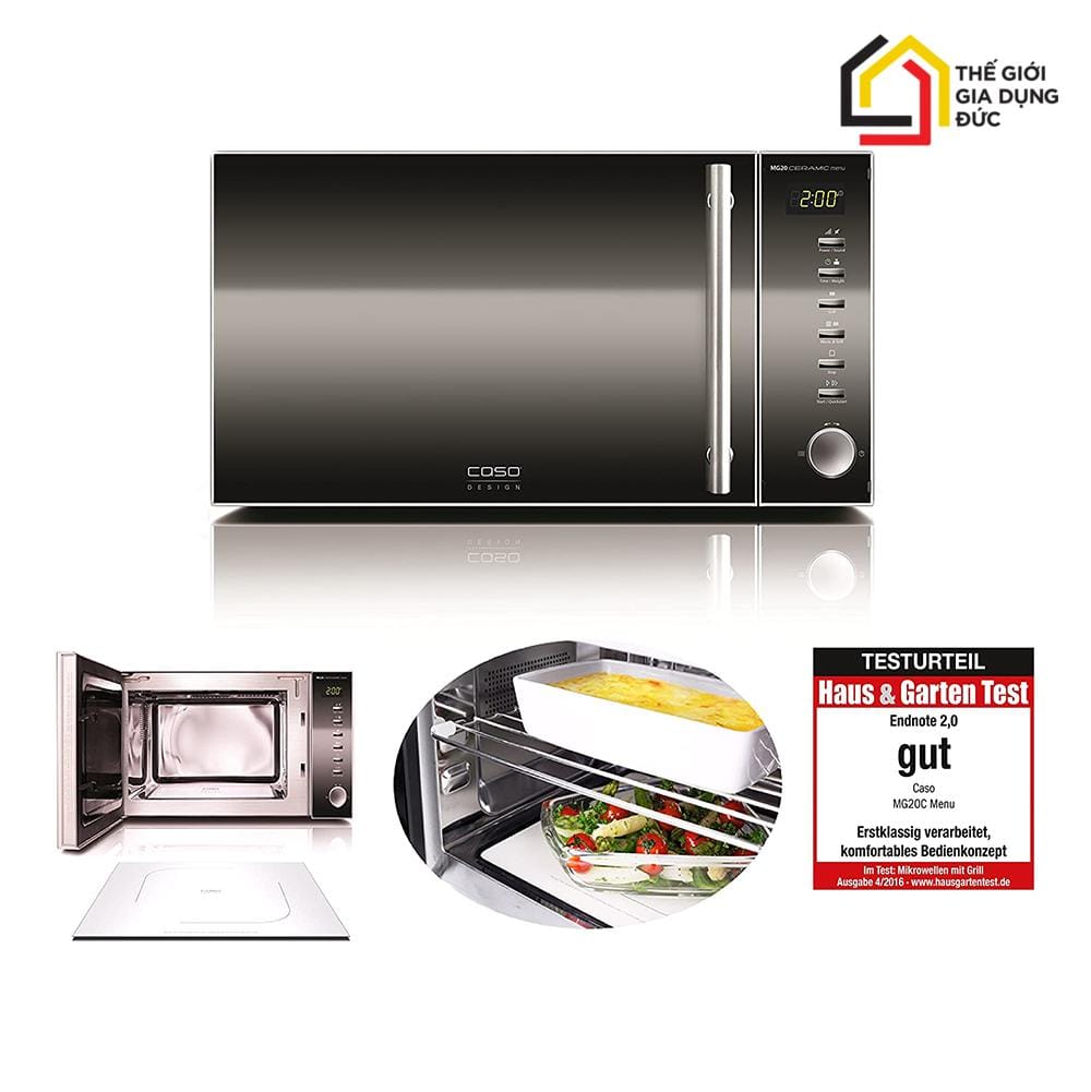 lo-vi-song-kem-nuong-caso-mg20-ceramic-design-20l (6) lò vi sóng kèm nướng caso MG20 Ceramic Design 20L