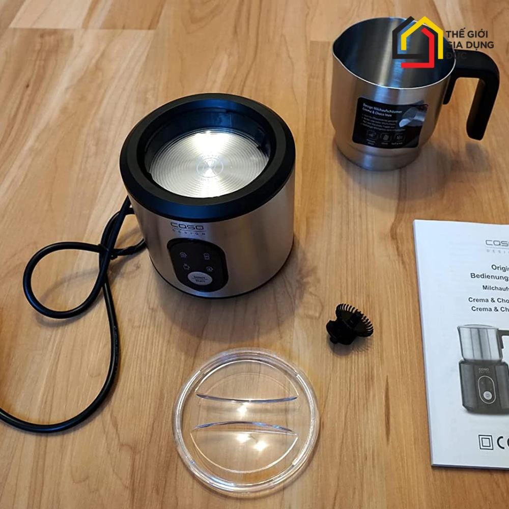 may-tao-bot-sua-caso-1666-crema-choco (14) Máy Tạo Bọt Sữa Caso 1666 Crema & Choco