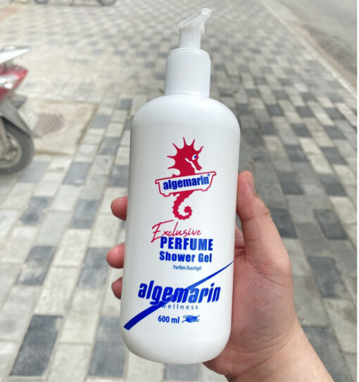 Sữa tắm cá ngựa Algemarin 600ml mẫu có vòi