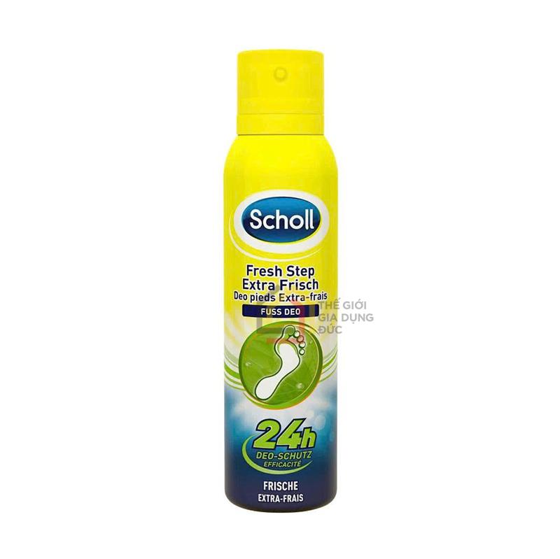 xit-khu-mui-hoi-chan-scholl-fresh-step (1) Xịt khử mùi hôi chân Scholl Fresh Step 150ml