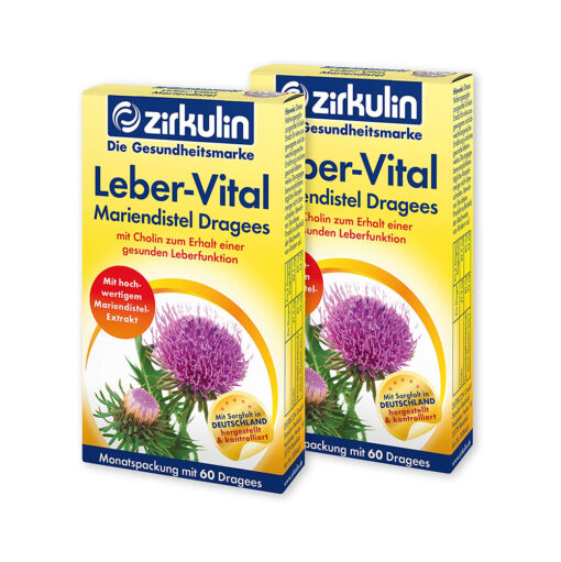 Bổ gan Zirkulin Leber Vital Mariendistel Dragees