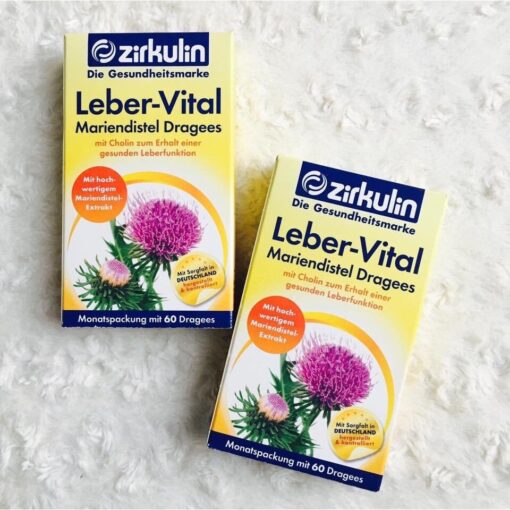 Bổ gan Zirkulin Leber Vital Mariendistel Dragees