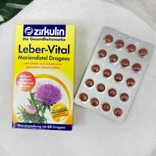 Bổ gan Zirkulin Leber Vital Mariendistel Dragees