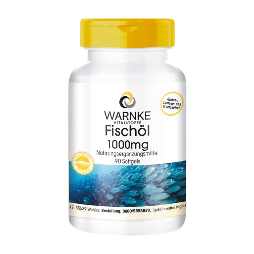 Dầu cá Warnke 43009 Fischöl 1000mg của hàng Warnke