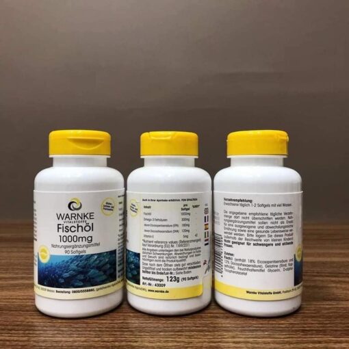 Dầu cá Warnke 43009 Fischöl 1000mg của hàng Warnke