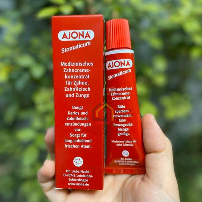 kem-danh-rang-ajona-loai-bo-cao-rang-va-chong-viem (5) Kem đánh răng Ajona Tuýp 25ml