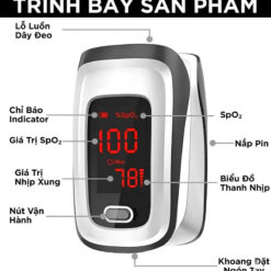 Máy đo nồng độ Oxy SPO2 Jumper 500E