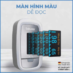 Máy đo nồng độ oxy trong máu (SpO2) và nhịp tim Beurer PO30