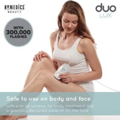 Máy triệt lông cầm tay HoMedics Beauty Duo Lux IPL-HH390-GB